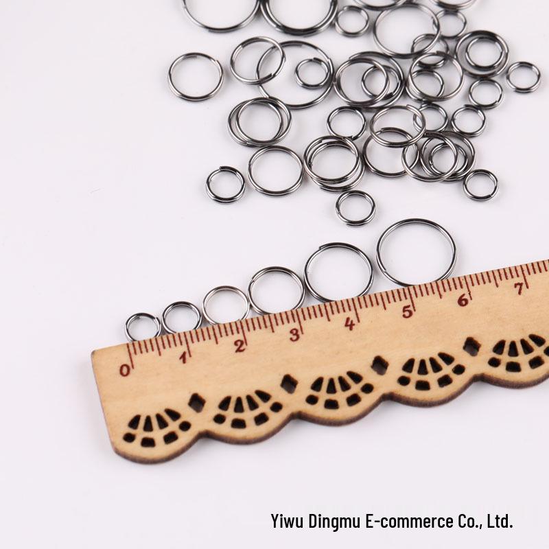 Gunmetal Double and Single Loop Jump Rings for DIY Jewelry Making