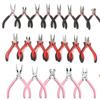 Set de clești cu vârf lung multifuncțional: Perforator manual, Bijuterii, Fără dinți, Clești diagonali, Tăietori de sârmă - Unelte esențiale pentru DIY