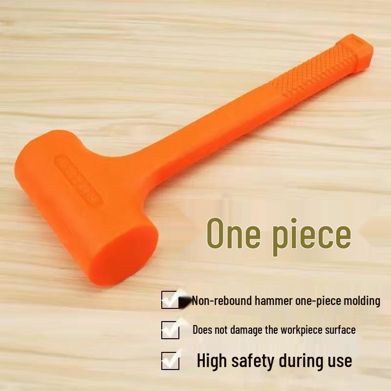 Nicht-elastischer Gummihammer mit flacher Schlagfläche für die Verlegung von Bodenfliesen und Holzbearbeitung