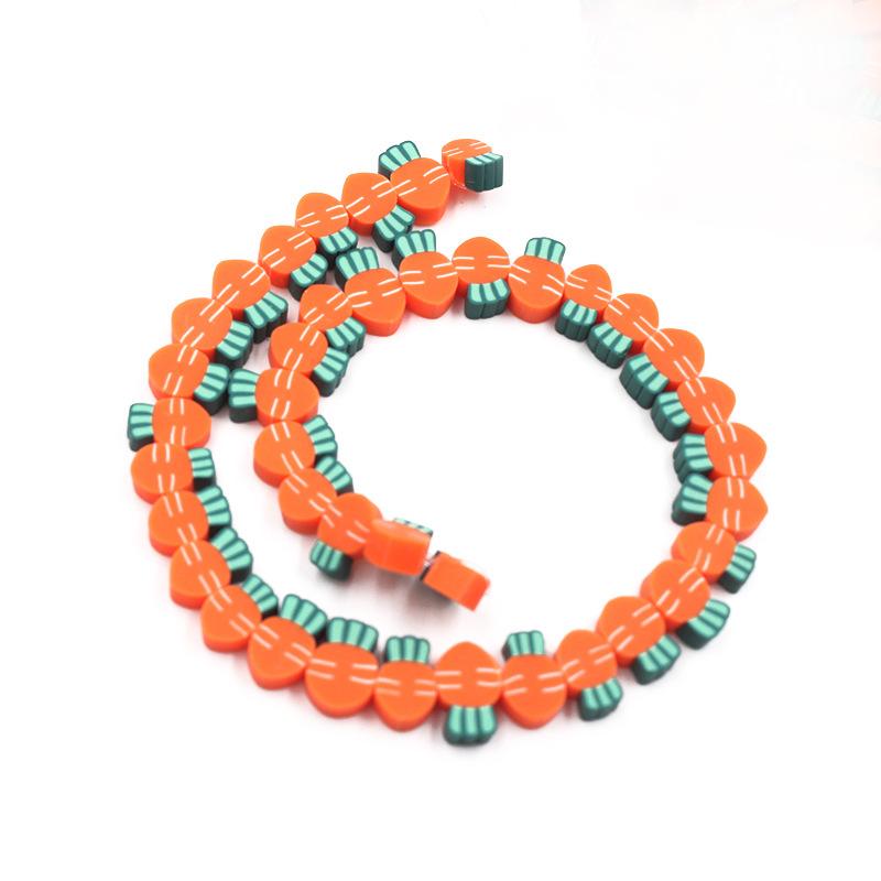 Soft Pottery Beads Beaded Handmade Materials Diy Jewelry Accessories Mobile Phone Chain Bead Separation Mixed Color Soft Pottery Loose Beads
