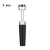 Silicone Bottle Stoppers with Built-in Vacuum Wine Saver Pump Food-safe Silicone Caps Vacuum Wine Stopper 5