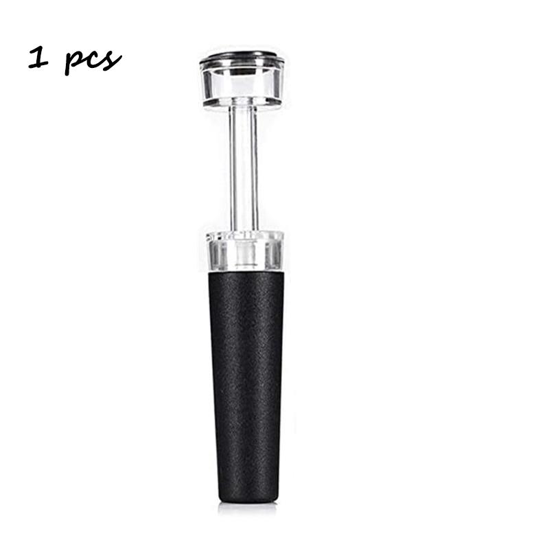 Silicone Bottle Stoppers with Built-in Vacuum Wine Saver Pump Food-safe Silicone Caps Vacuum Wine Stopper 5