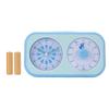 3 In 1 Timer Spouting Whale Pattern Visual Timer with Quiet Clock Loud Volume Alarm Clock for Time Management Tool