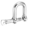 M25 Screw Pin Anchor Shackle 304 Stainless Steel Heavy Duty DShape Shackle for Camping