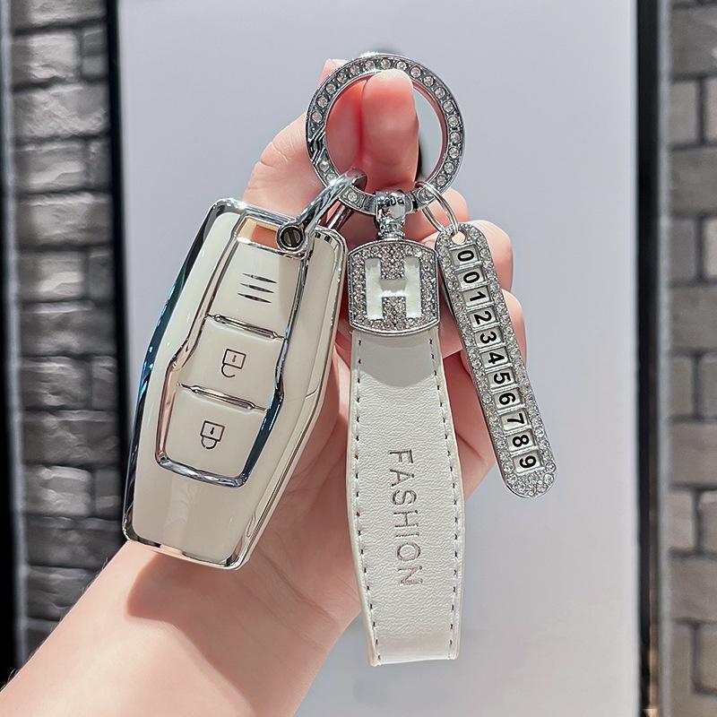 Tpu Car Remote Key Case Cover Protect Shell Fob For Mitsubishi Outlander Control Accessories