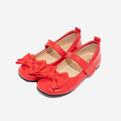 [Rumi] Mary Jane Laura Rosso Vernice con Fiocco [lm21lr40-Red]