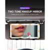HD Mirror Car LED Makeup Mirror Sun Visor Plate Interior Rear Mirror USB Charing Dimmable Touchscreen Auto Vanity Mirror