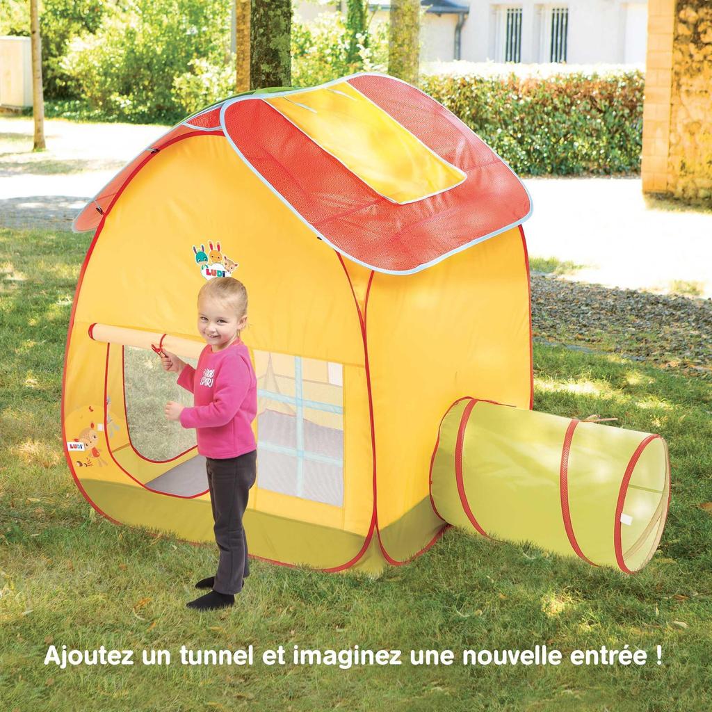 Yontwe Tente De Jeu Enfant 120cm Pop Up - Cabane D'Intérieur Et Extérieur Avec Sac