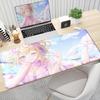 Anime Girl Office Keyboard Accessories Large Table Gaming Carpet Hololive Cute Kurumi Noah Mousepad XXL Locking Edge Desktop Mat