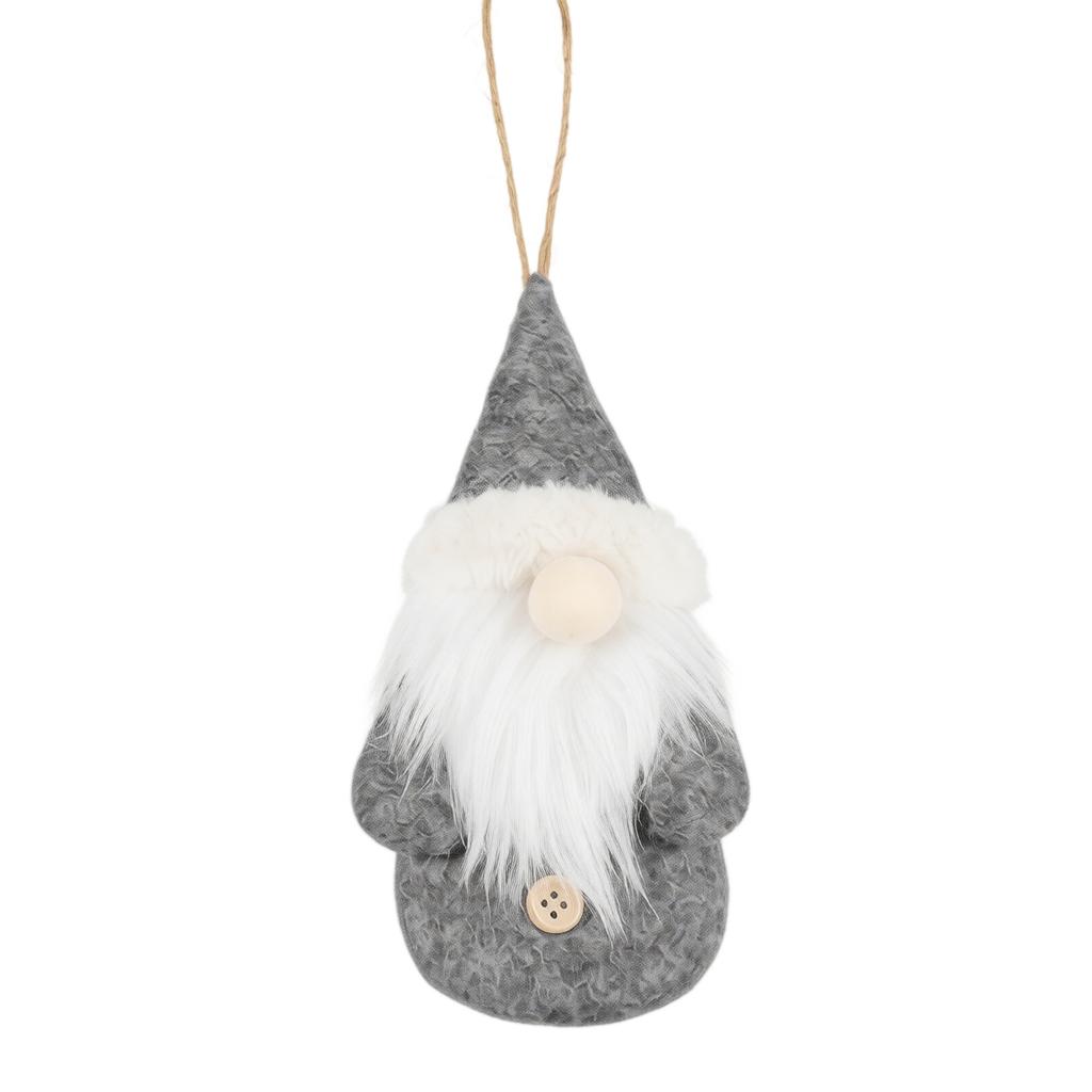 Christmas Tree Ornaments, Creative European Faceless Old Man Hanging Leg Plush Doll and Doll Pendant Decorations for Holiday Home Decor