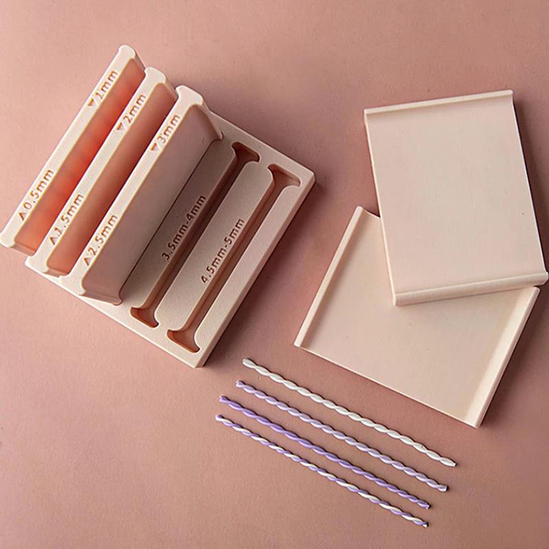 0.5-5mm Soft Clay Strip Rolling Molds DIY Hand-rolled Clay Strip Woven Earrings Bracelet Pendant Making Polymer Clay Tools
