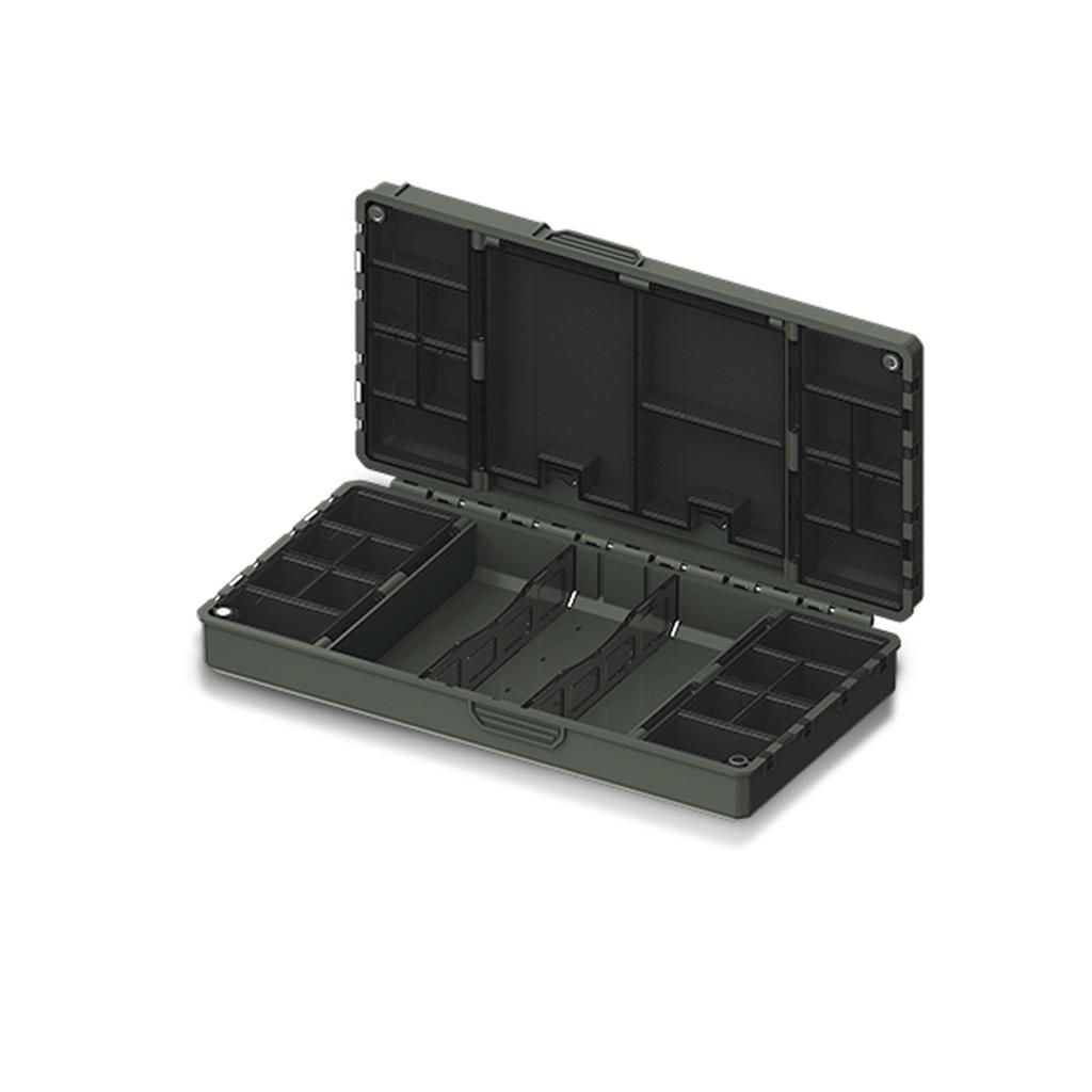 Fishing Tackle Box Carp Fishing Equipment Transparent Tackle Box with Scale Measured Multiple Compartments Fishing