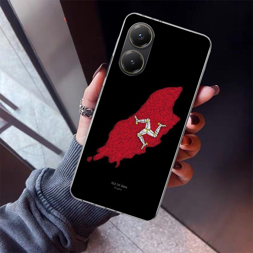 

Isle of Man Coat of Arms Phone Case For Xiaomi Poco X7 X6 X5 Pro F7 Ultra Redmi 15C 15 13 13C 12 12C 10 10A 10C 9 9A 9C 9T Shell Xiaomi Poco X6 Pro