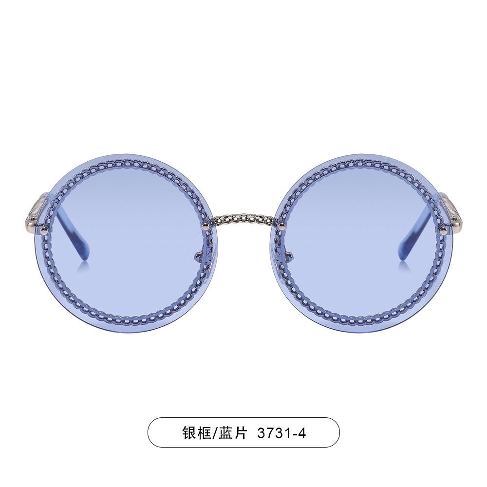 Trendy Metal Wire Round Frame Sunglasses for Women Men Luxury Brand Vintage Sun Glasses Punk Eyewear Shades UV400