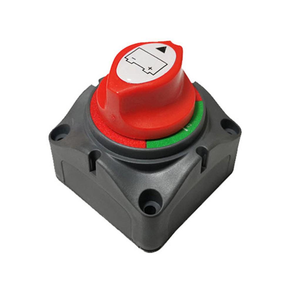 Upgrade Battery Disconnect Switch with Voltmeter, Master Isolator Cut/Shut Off Switch DC 5-60V for Marine Boat Car Truck Camper