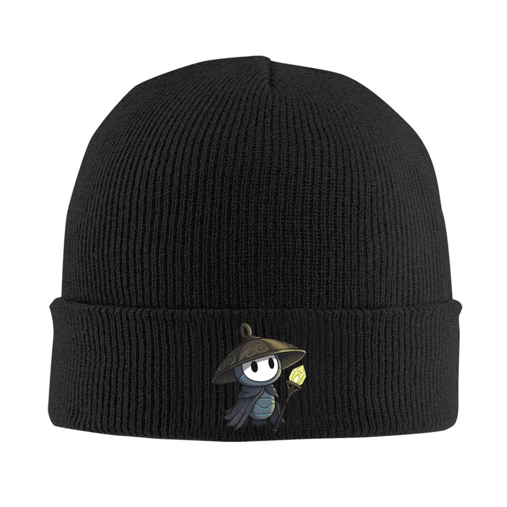 Kawaii Cute Game Hats Autumn Winter Skullies Beanies Fashion Hollow Knight  Cap Female Male Acrylic Knitted Caps