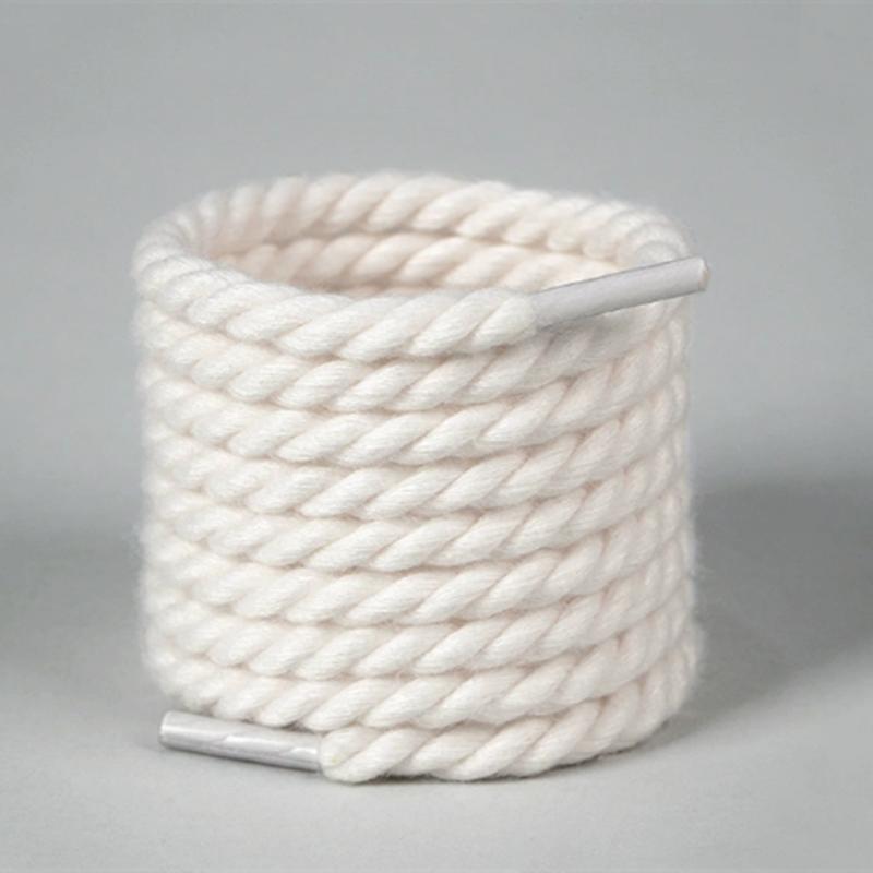 

Качественные круглые шнурки Разноцветные 6 мм более толстые хлопковые шнурки для кроссовок Модные мужские и женские шнурки Аксессуары 0.6x120cm