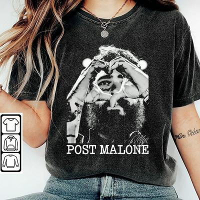 Vintage Post Malone Shirt, F1 Trillion Tour Shirt, Western Tee, Cowboy Shirt Unisex T-Shirt