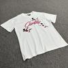 Grenzüberschreitende Serie Alcatraz Amor Engel rosa Briefmuster Druck Amerikanischer High Street Hip Hop Kurzarm