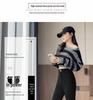 Petite Women's 2026 Spring Black High-Waisted Slim Flared Suit Pants