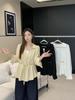 2026 Spring Waist-Cinched Plus-Size Two-Piece Shirt for Women, Loose & Slimming Design, Belly-Concealing Top