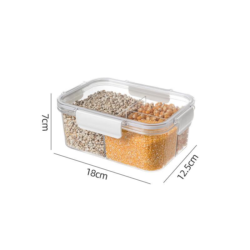 ZISIZ Divided Airtight Food Storage Container