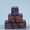 10Pcs 16Mm 6 Side Dice Counters +1/-1 Dice Kids Toy Counting Dice For Mtg Magic The Gathering Card Gaming Token & Loyalty Dice