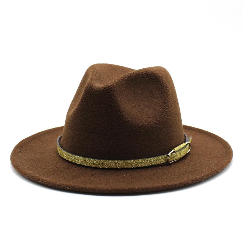 Jazz Hat Season British Retro Top Hat Women'S Trendy Women'S Woolen Hat
