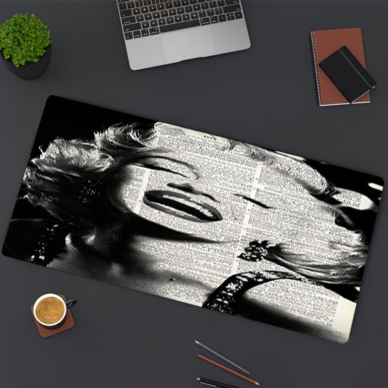 Marilyn Monroe Print Mouse Pad, for Keyboard Pad Laptop PC Mat for Office Home Use, Desk Decor, Perfect Birthday Gift for Gamers
