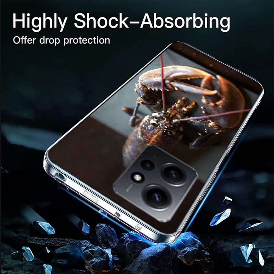 Live Lobster Phone Case For Redmi 12 13C 12C 15C 9 10 10C Note 13 Pro Plus 14 15 Pro 9T 9C 9A TPU Soft Cover Clear Cell Cases Sh