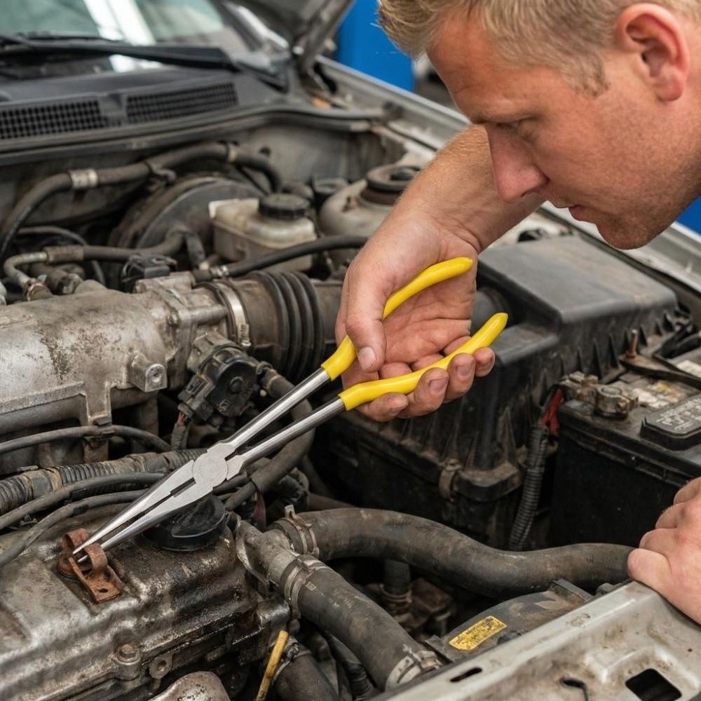 Long Long Nose Pliers Extended Bent Nose Pliers Convenient Hand Pliers Household Use