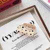 Korean Style Cartoon Animal Hair Claw Acrylic Spotted Cat Hair Clip  Hair Accessories