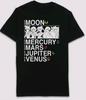 2026 New Cotton Summer Tshirt Leisure and Comfortable Sailor Moon Mercury Mars Jupiter Venus Black TShirt Anime