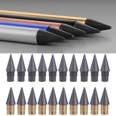 20PCS Replaceable Refills Inkless Tip Replacement Pen 0.5mm Universal Eternal Pencil  No Ink Pen