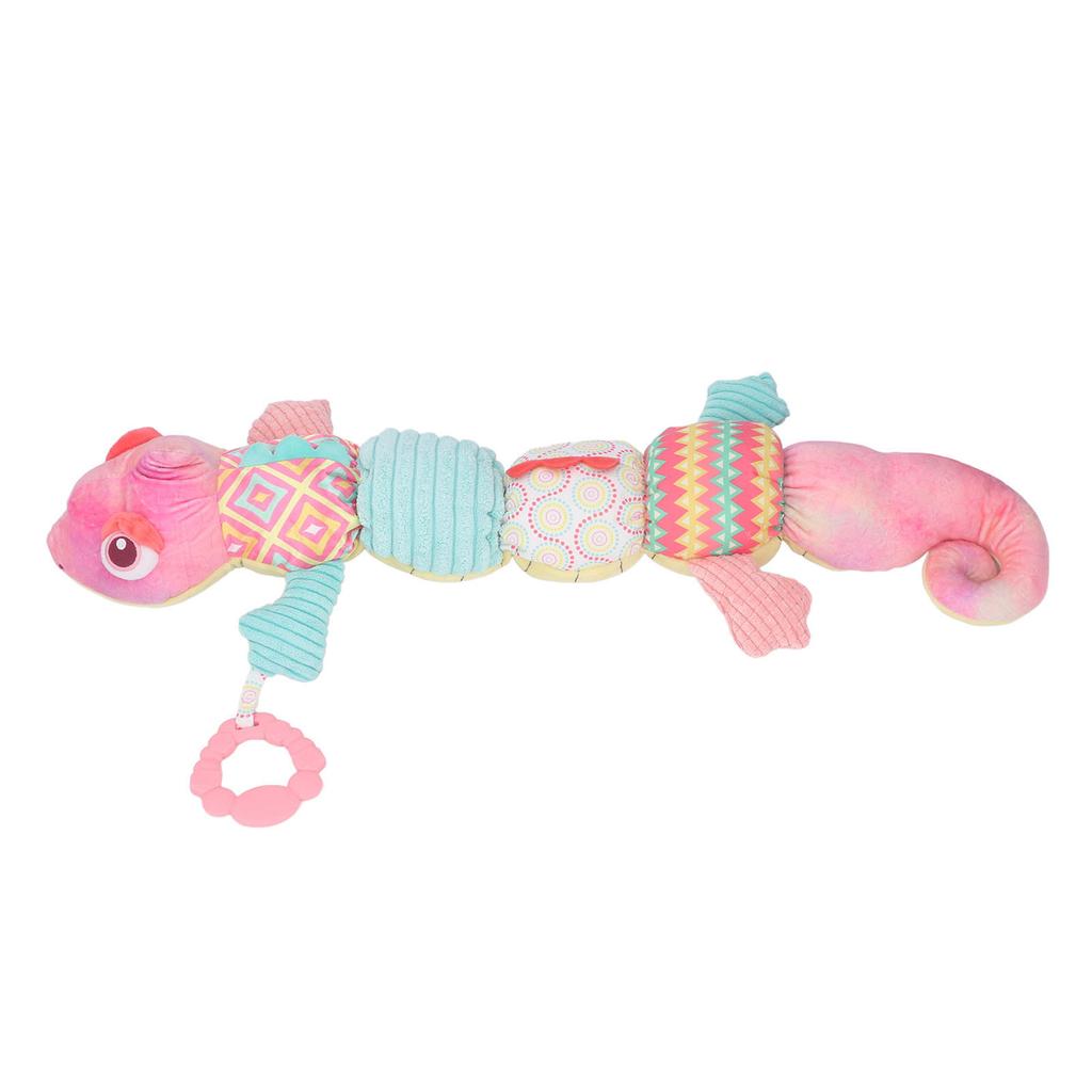 23in Multi Sensory Animal Crinkle Toy Plush Soothe Musical Stuffed Animal Activity Toy