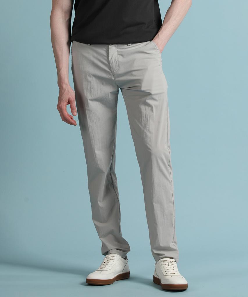 PANICALE Gray Drawstring Nylon Pants