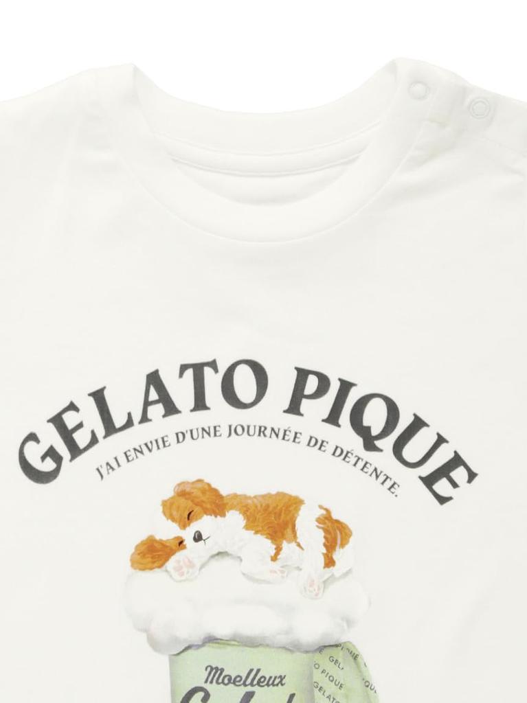 BABY Sleeping Dog Romper PBCO252672 OWHT 80 [Gelato Pique]