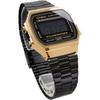 Casio CASIO Digital Watch Standard A168WEGB-1B Men's & Women's Black X Gold Black Inverted LCD Overseas Model [Parallel Import]