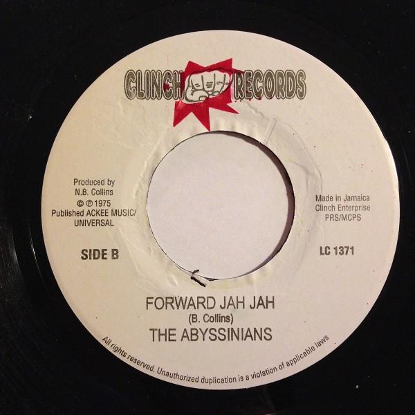7inch Record ABYSSINIANS - Forward Jah Jah LC1371 Clinch Records Jamaica Reggae, Ska & Dub Used