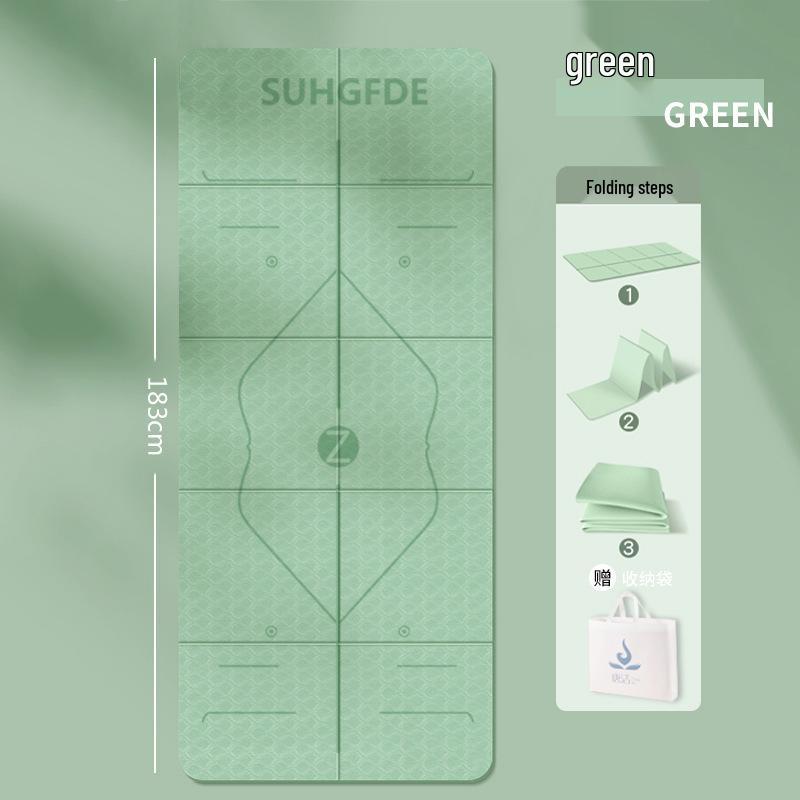 Portable Foldable Yoga & Fitness Mat: Non-slip, Thickened, Ideal for Camping, Naps, and Children's Play