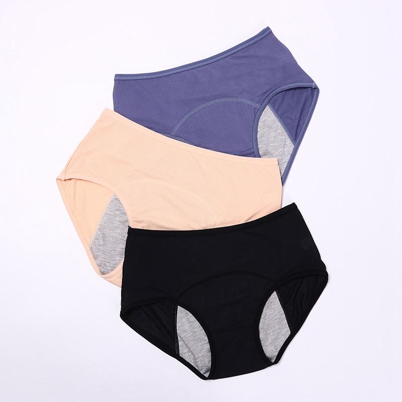 Menstrual Panties Women Sexy Pants Leak Proof Incontinence Cotton High Waist Underwear Women Briefs Period Lingerie