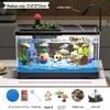 Eco-Friendly Desktop Goldfish Tank with Integrated Filter & Aerator for Living Room – Betta Fish Landscaping Aquarium