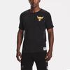 Under Armour Project Rock Training Casual Sports Short Sleeve T-Shirt Men Tops Black 1363559-001