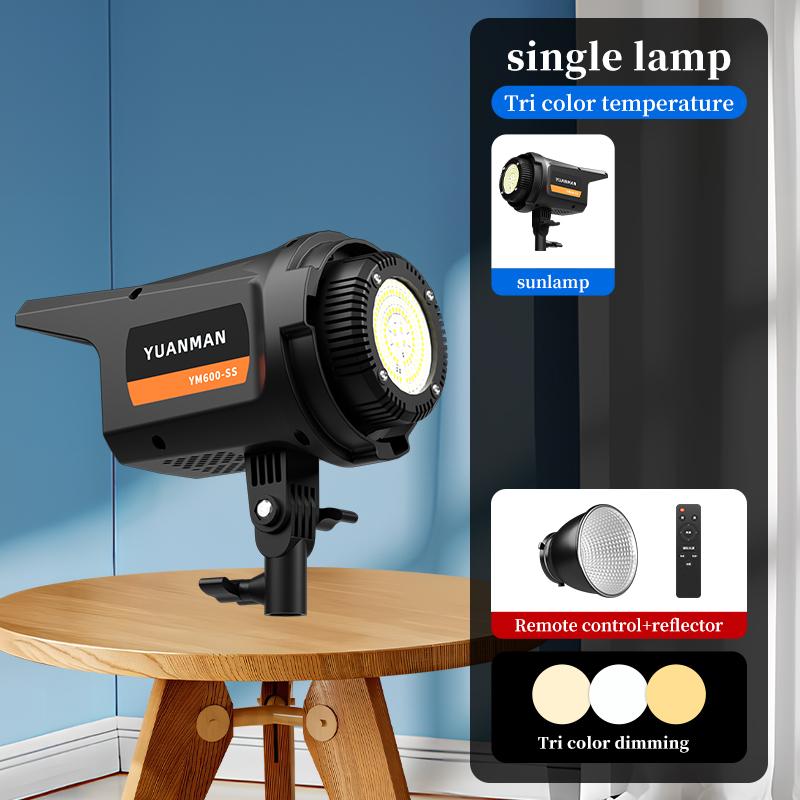 

100W LED Video Light Bi Color 3200K-6500K Bowens Mount Photography Fill Light Continuous Output Lighting Live video fill light EU