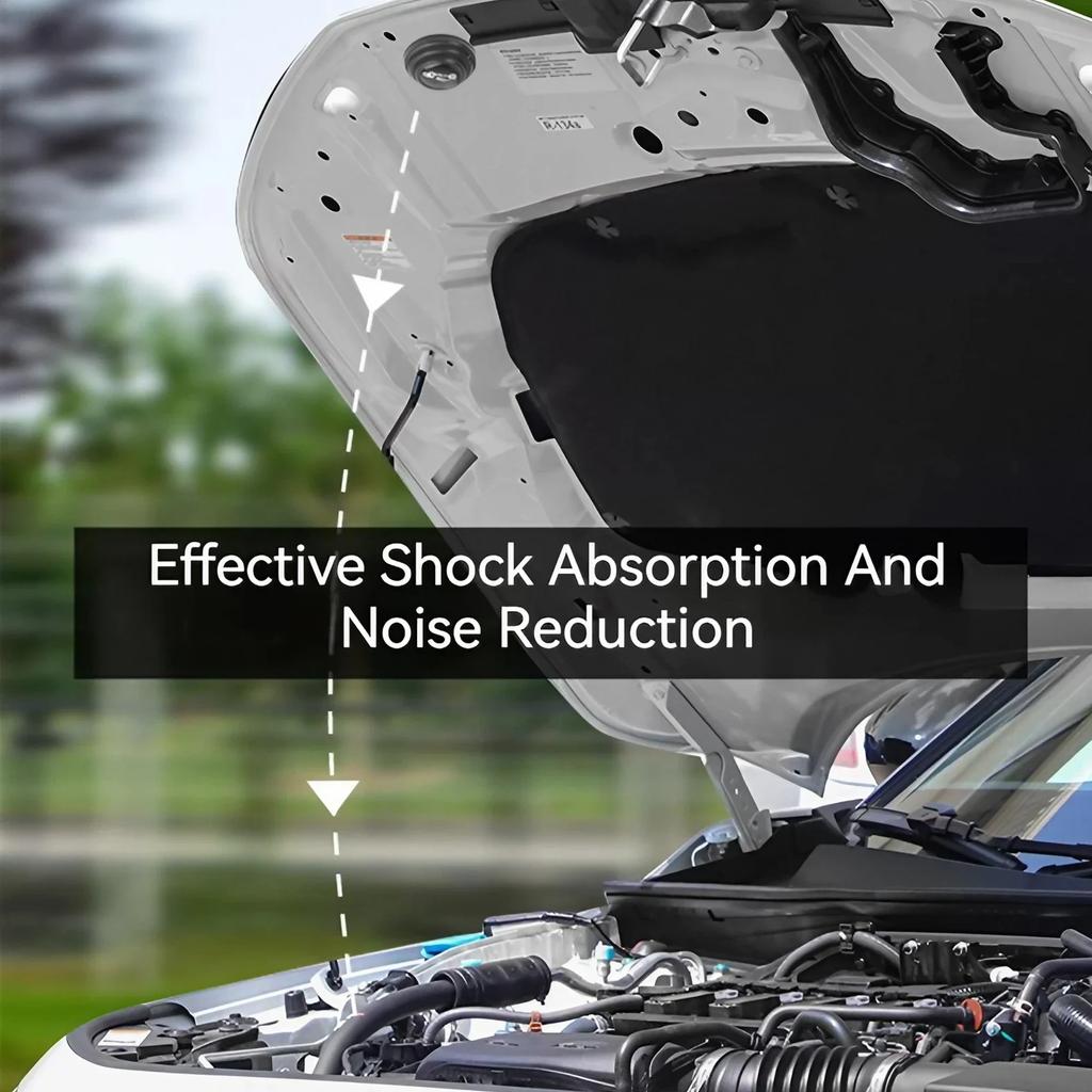 4pcs Car Door Cushioning Silicone Door Closing Silent Anti-collision Sticker Universal Shockproof Cushioning