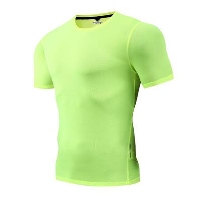OEING Men's Quick Dry Round Neck Short Sleeve Sports T-Shirt