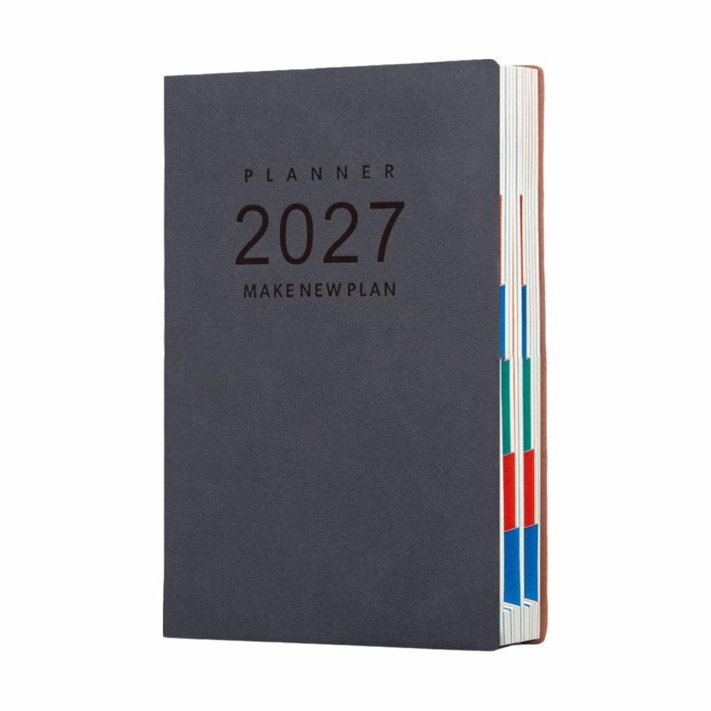 Englischer Planer 2027 Effizienz-Handbuch A5 Agenda Terminplaner 365 Tage Tagebuch Schulgebrauch
