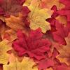 50-300Pcs Fall Artificial Maple Leaves Faux Silk Leaf For Thanksgiving Halloween Christmas Home Decor Wedding Party Supplies