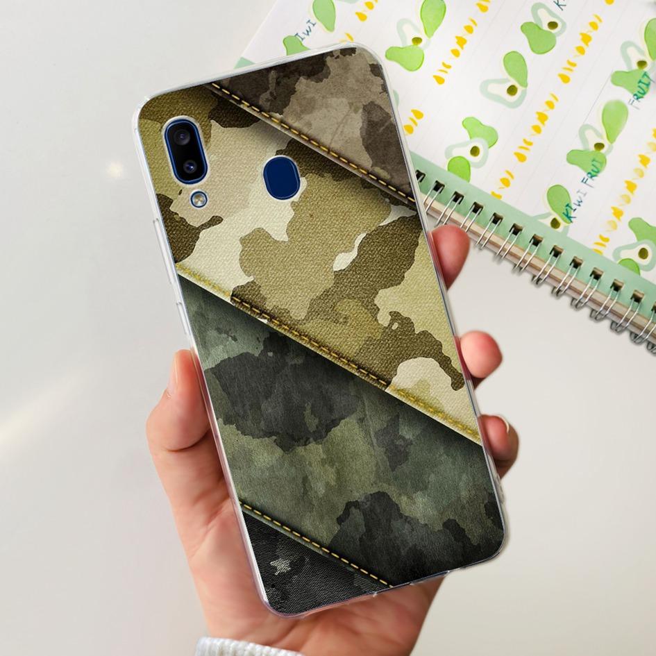 For Samsung Galaxy A20 Case A205 SM-A205F Silicone Cover Cute Astronaut Soft Phone Cases For Samsung A20e A202F A30 A305F Bumper