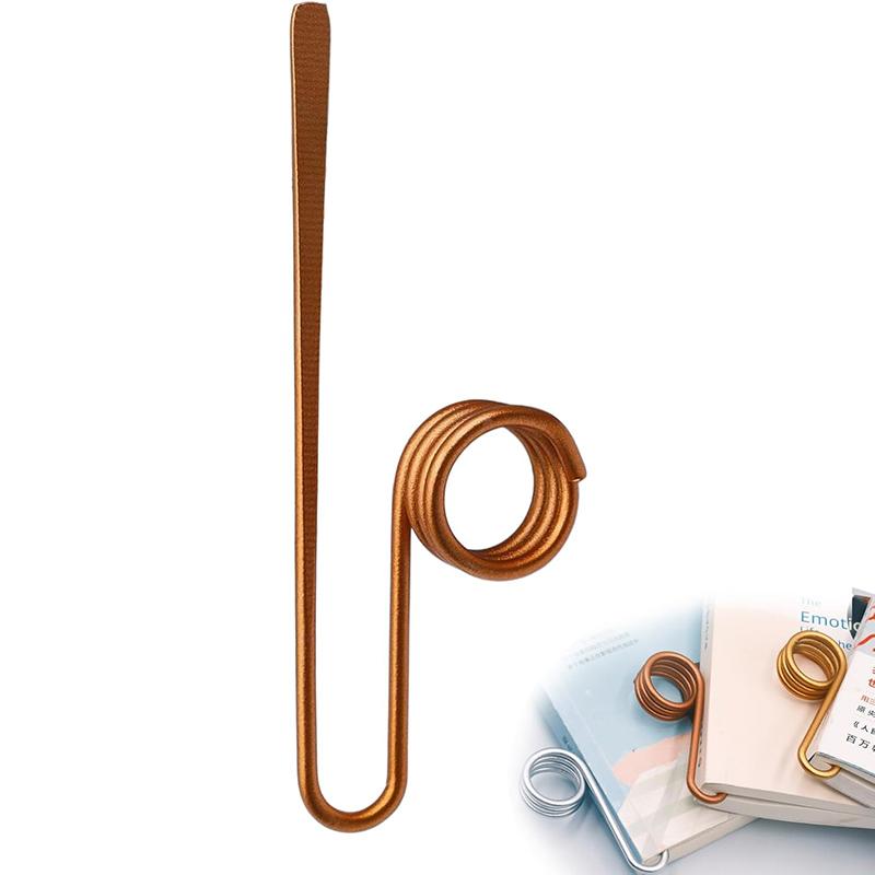 Metal Book Holder Ring Bookmark Light Weight Simple Thumb Book Page Holder Portable Finger Ring Book Opener Holder